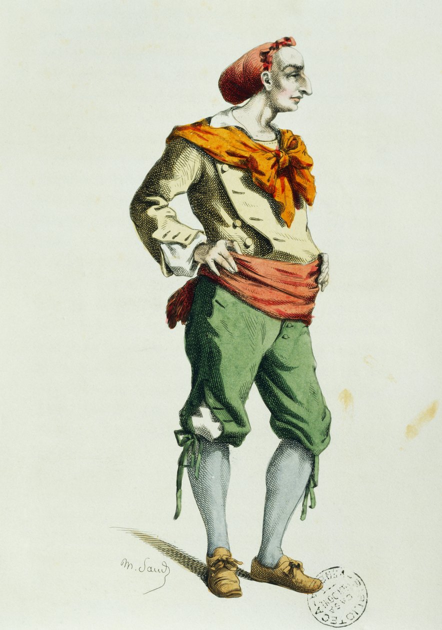 Meo Patacca år 1800, av Maurice Sand (1823-1889) av Maurice Sand