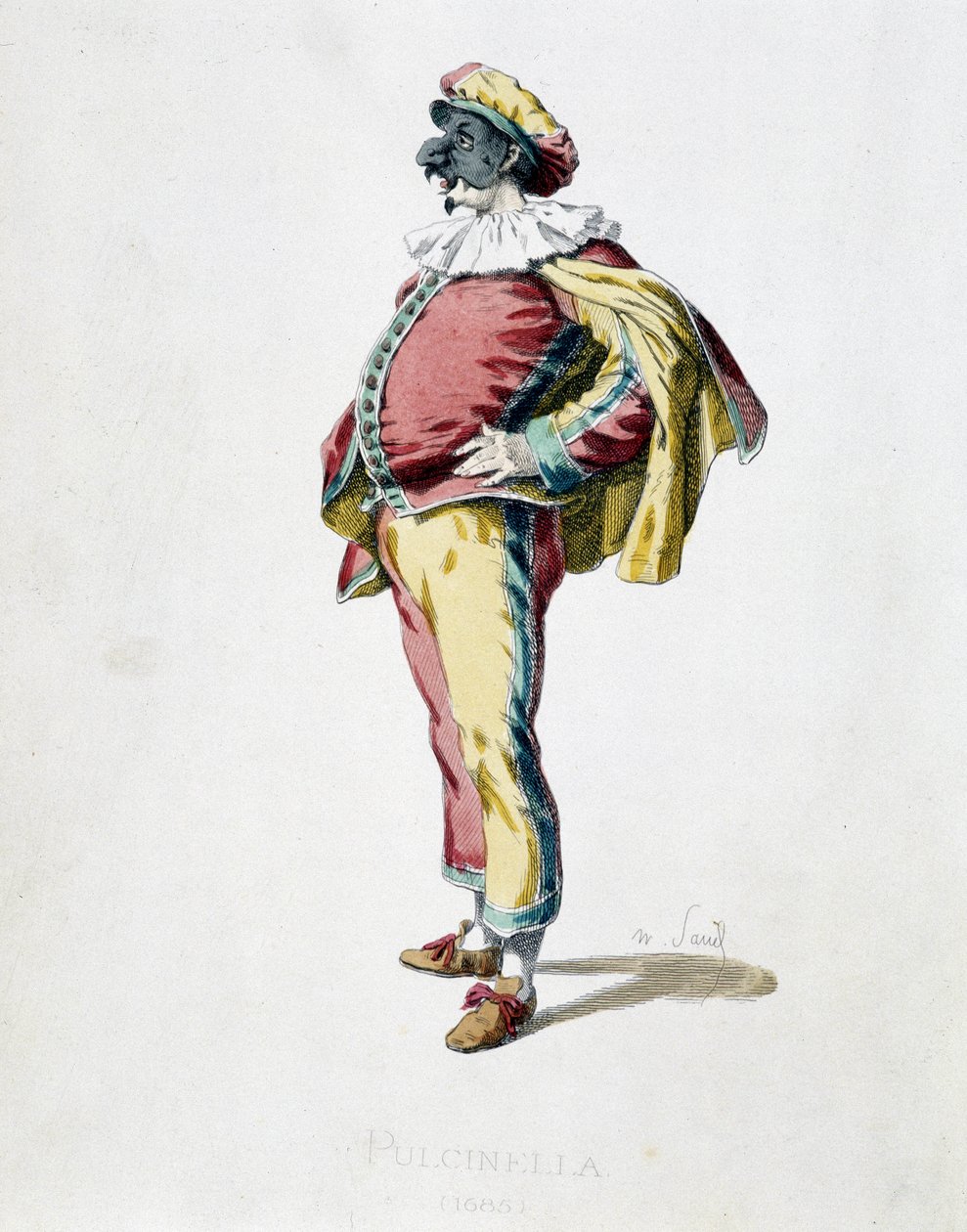 Pulcinella (Polichinelle) av Maurice Sand