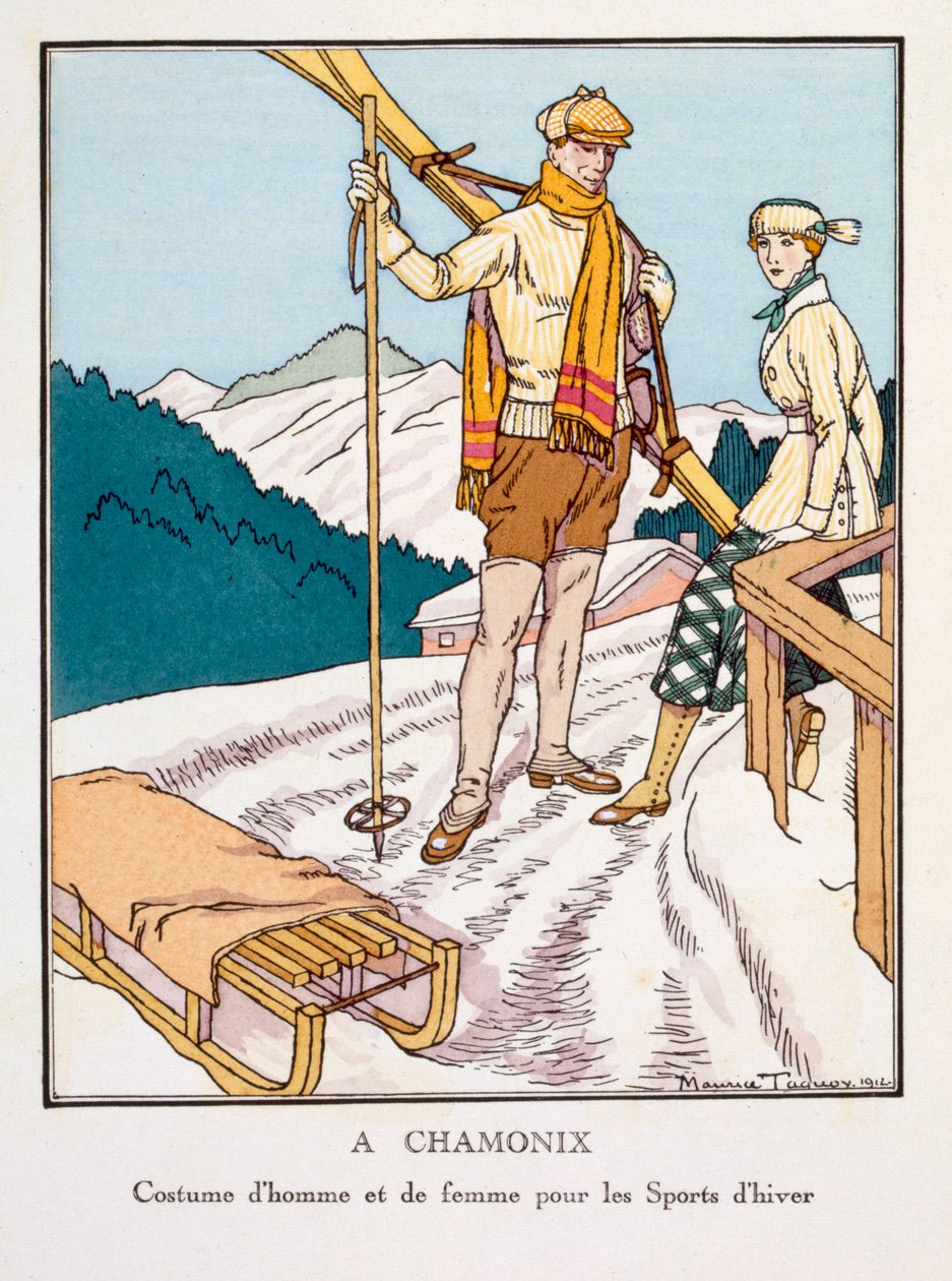 På Chamonix, tallrik II från 
