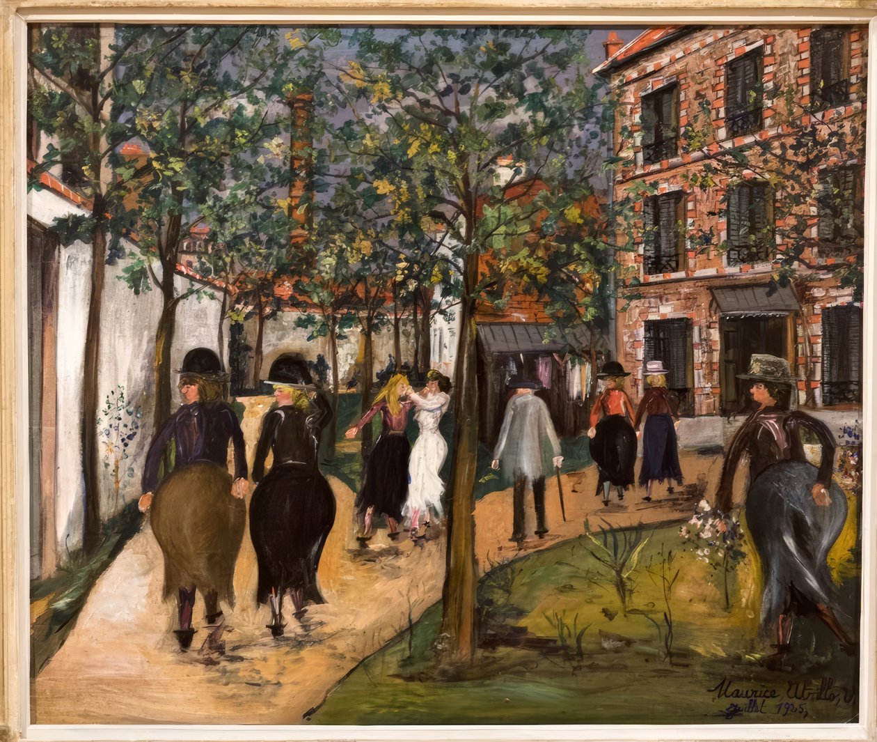 Belgrad / Serbiens nationalmuseum / Asylet av Maurice Utrillo av Maurice Utrillo