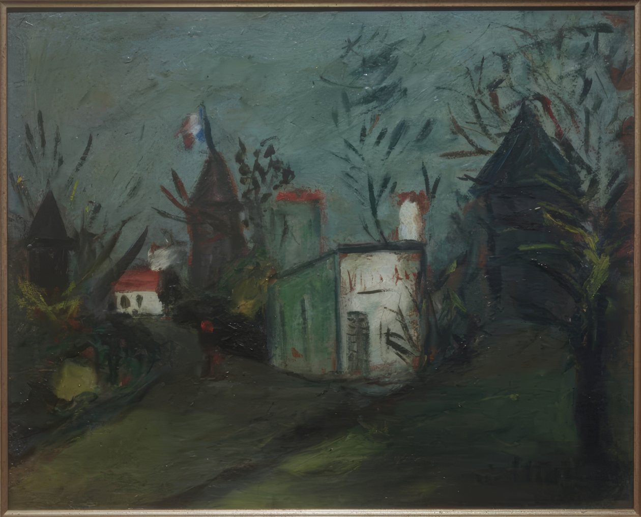 Utsikt över Montmartre av Maurice Utrillo