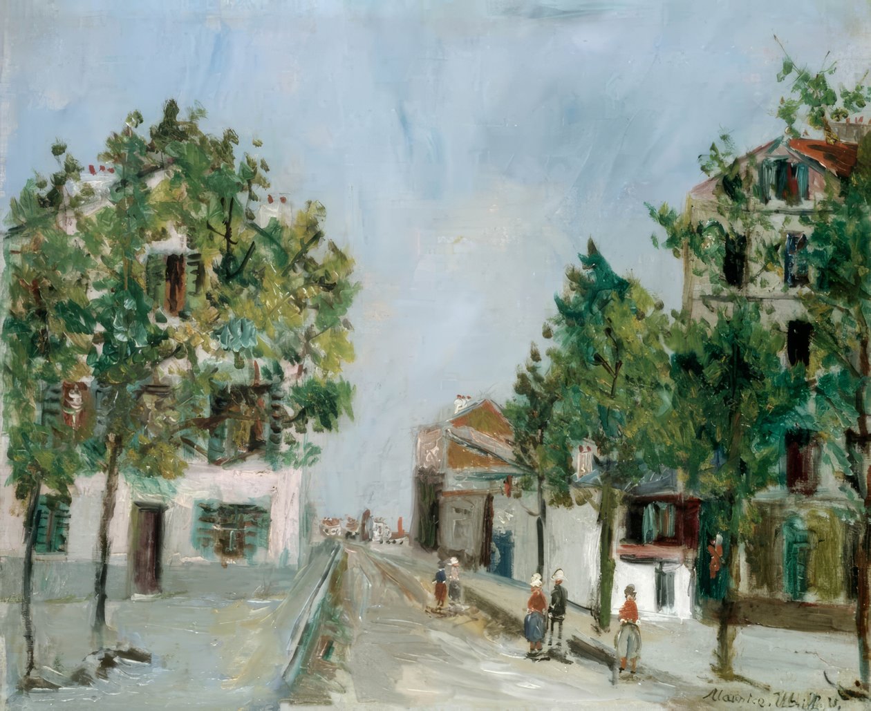 Bourg-la-Reine av Maurice Utrillo