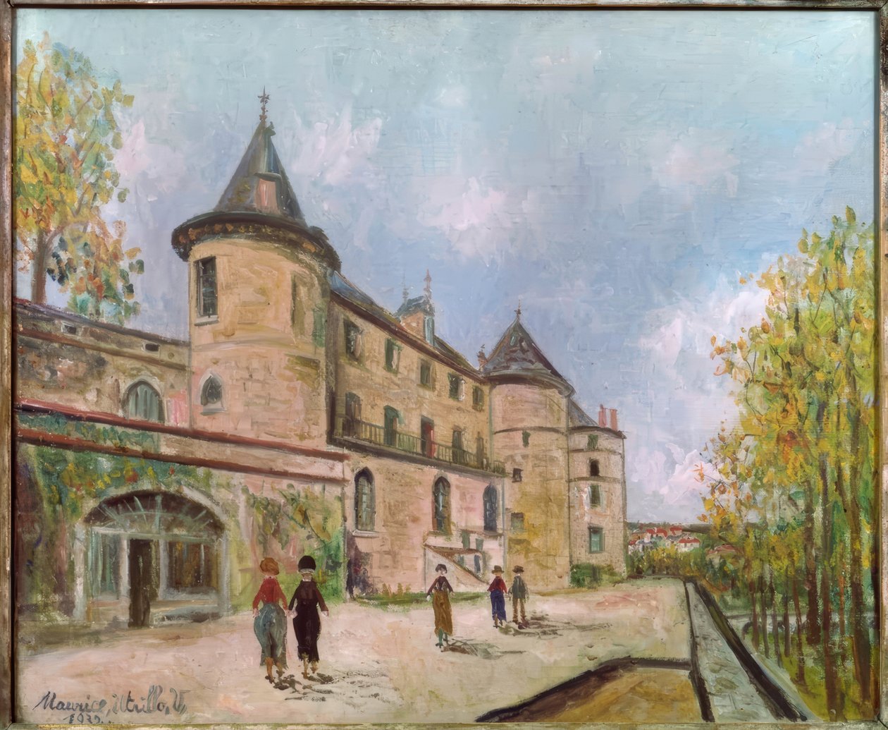 Slottet Chastellux av Maurice Utrillo