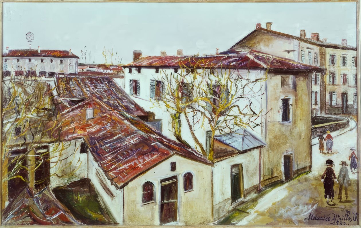 Den helige prästen från Ars prästgård av Maurice Utrillo