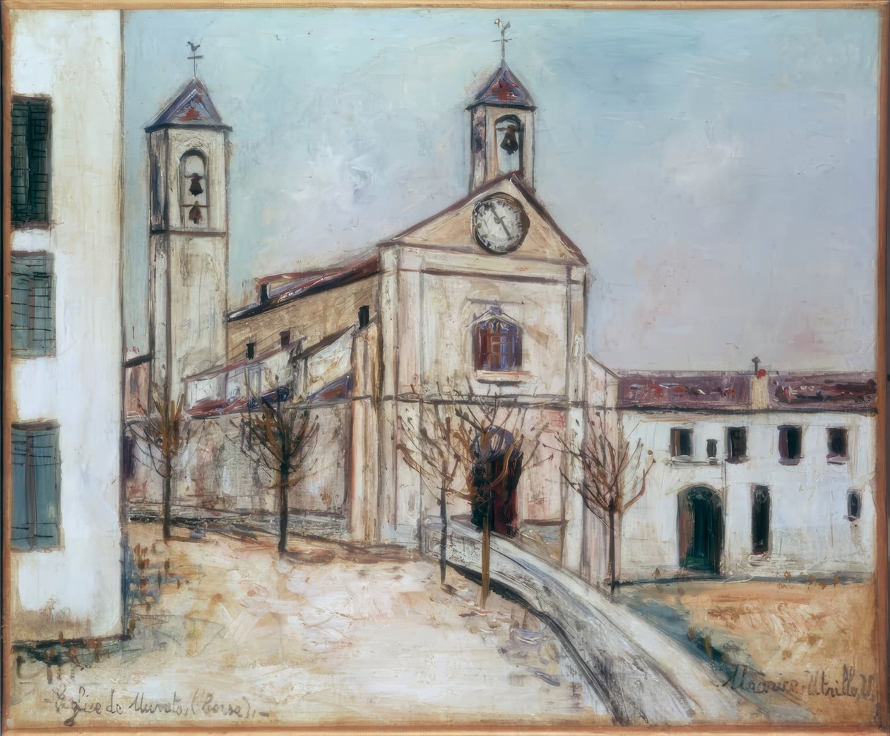 Die Kirche von Murato, Korsika von Maurice Utrillo