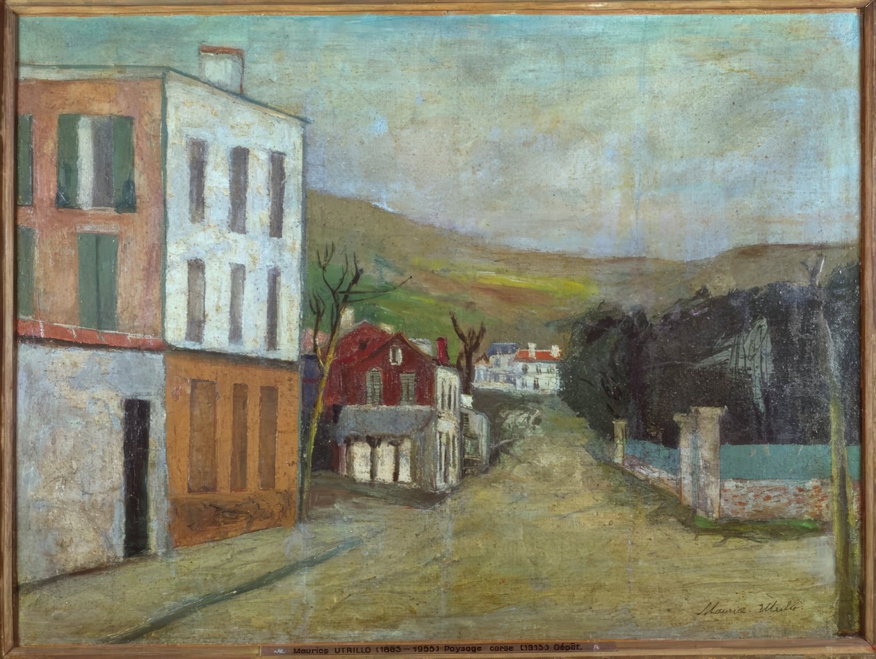 Korsikansk landsbygd av Maurice Utrillo