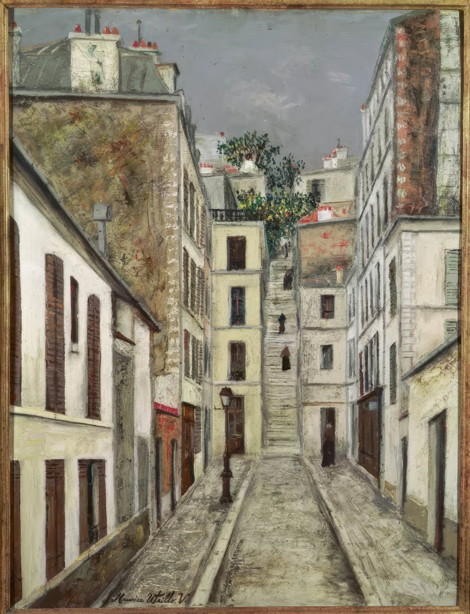 Impasse Cottin i Paris av Maurice Utrillo