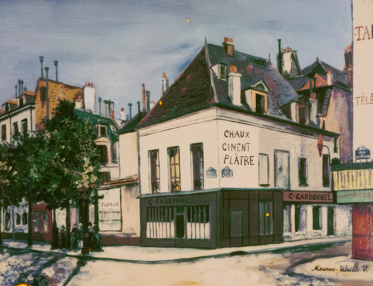 La Maison Carbonnel, Quai de la Tournelle av Maurice Utrillo