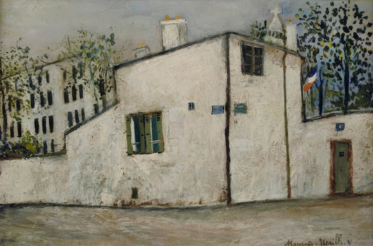 Berlioz-huset av Maurice Utrillo