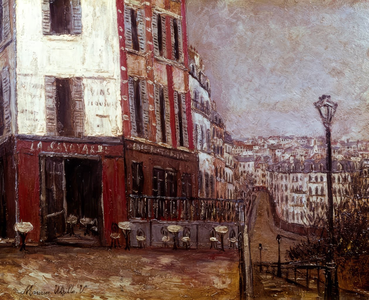 La Savoyarde av Maurice Utrillo