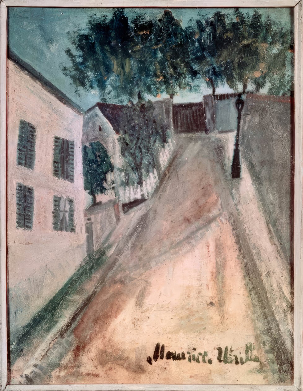 Saint-Vincent-gatan av Maurice Utrillo