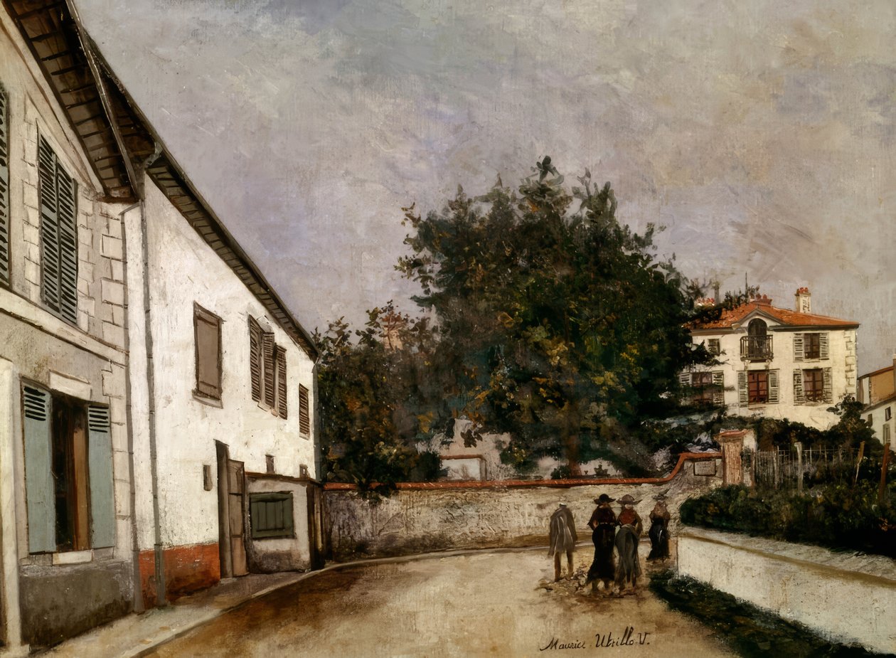 Landskap av Maurice Utrillo