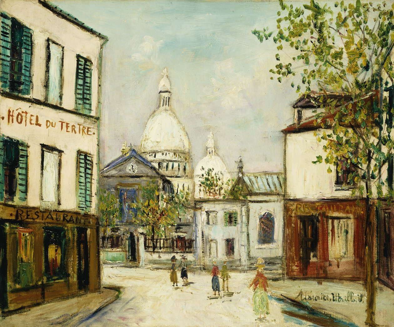 Sacré-Cœur i Montmartre av Maurice Utrillo
