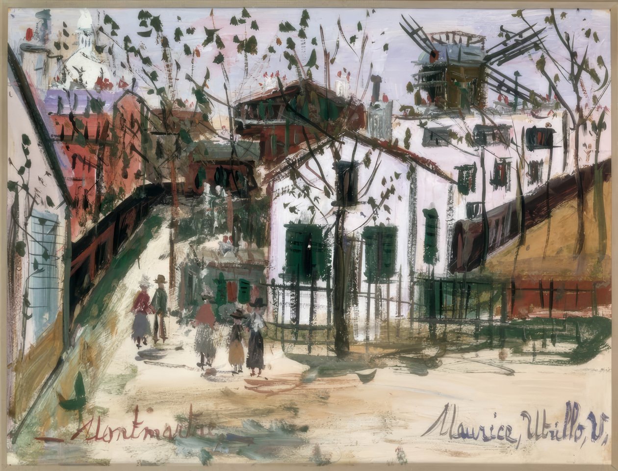Montmartre av Maurice Utrillo