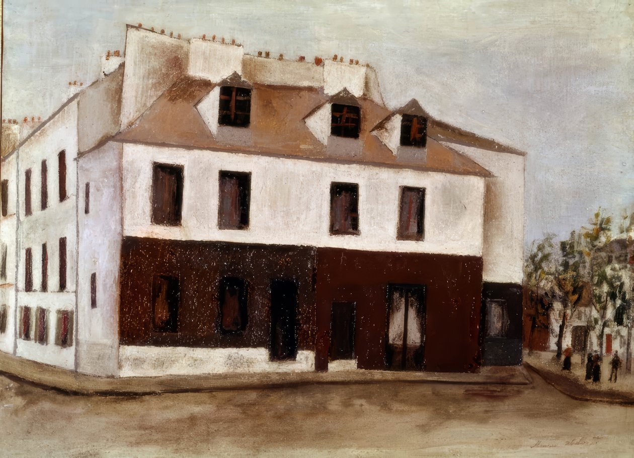 Rue Sainte-Eleuthère av Maurice Utrillo