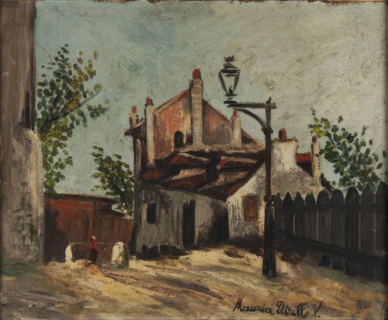 Rue du Mont-Cenis av Maurice Utrillo