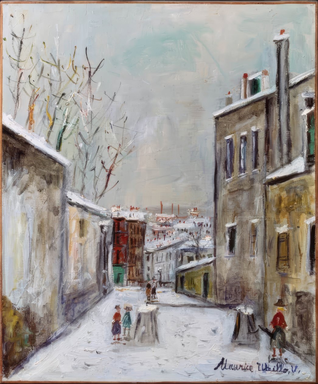 Rue du Mont Cenis av Maurice Utrillo