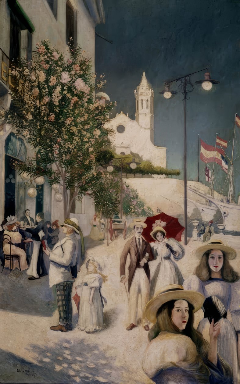 SITGES DEL PRERVINDRE – 1900-TALET av Maurice Utrillo