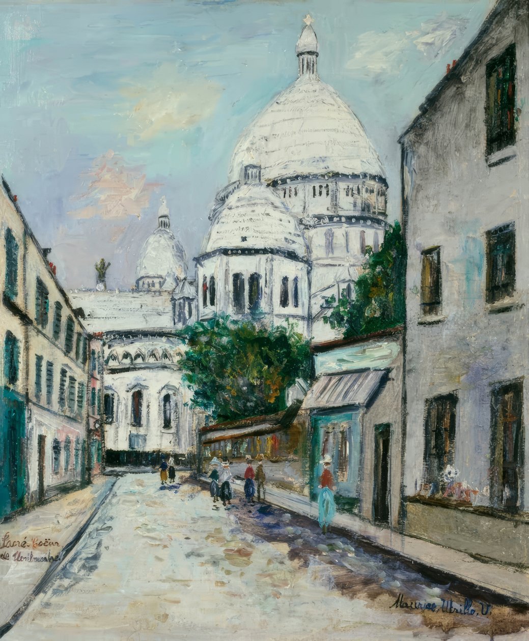 Sacré-Coeur i Montmartre av Maurice Utrillo