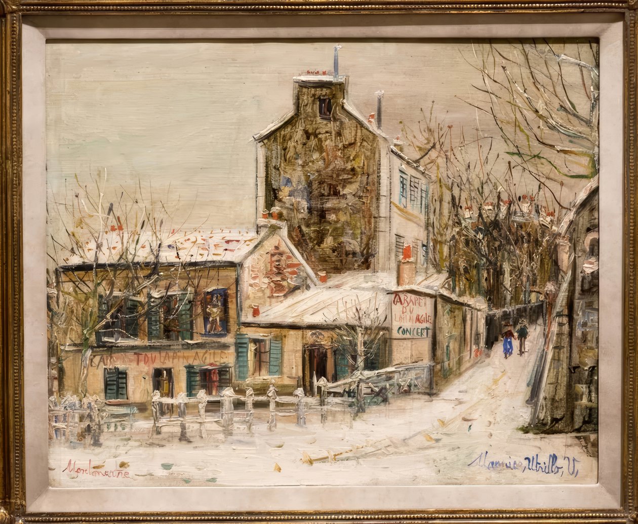 Den smidiga kaninkabarén i Montmartre av Maurice Utrillo