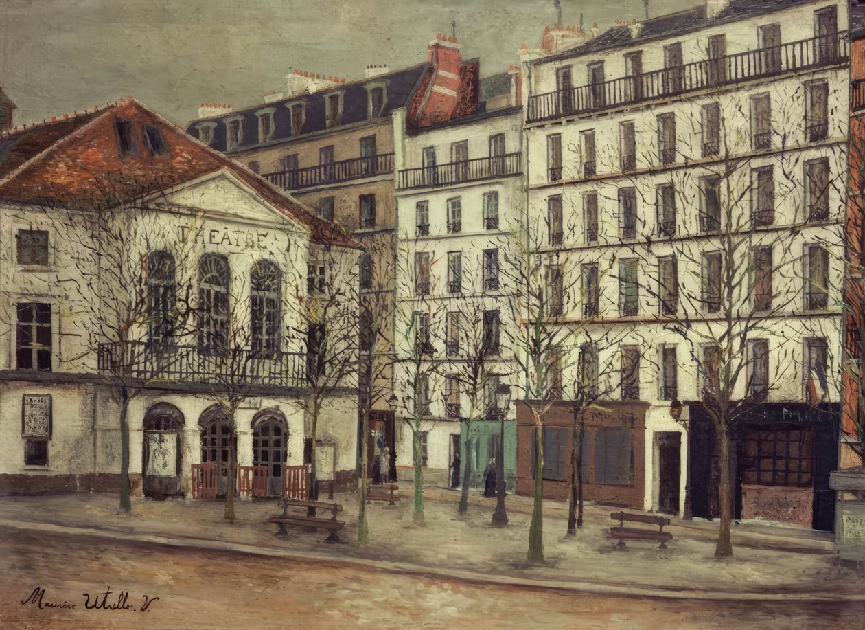 Atelierteatern av Maurice Utrillo