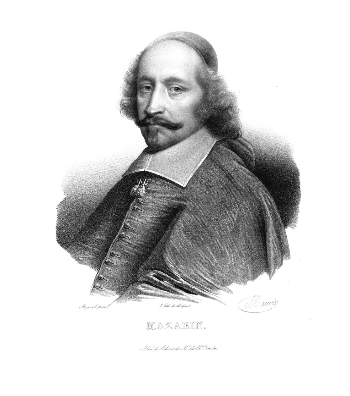Kardinal Mazarin, c1820-talet. av Maurin