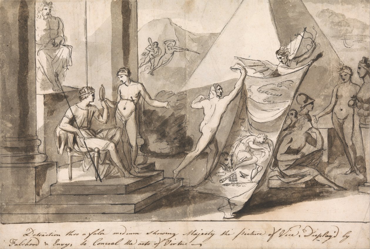 An Allegory on the Plight of the Artist av Mauritius Lowe