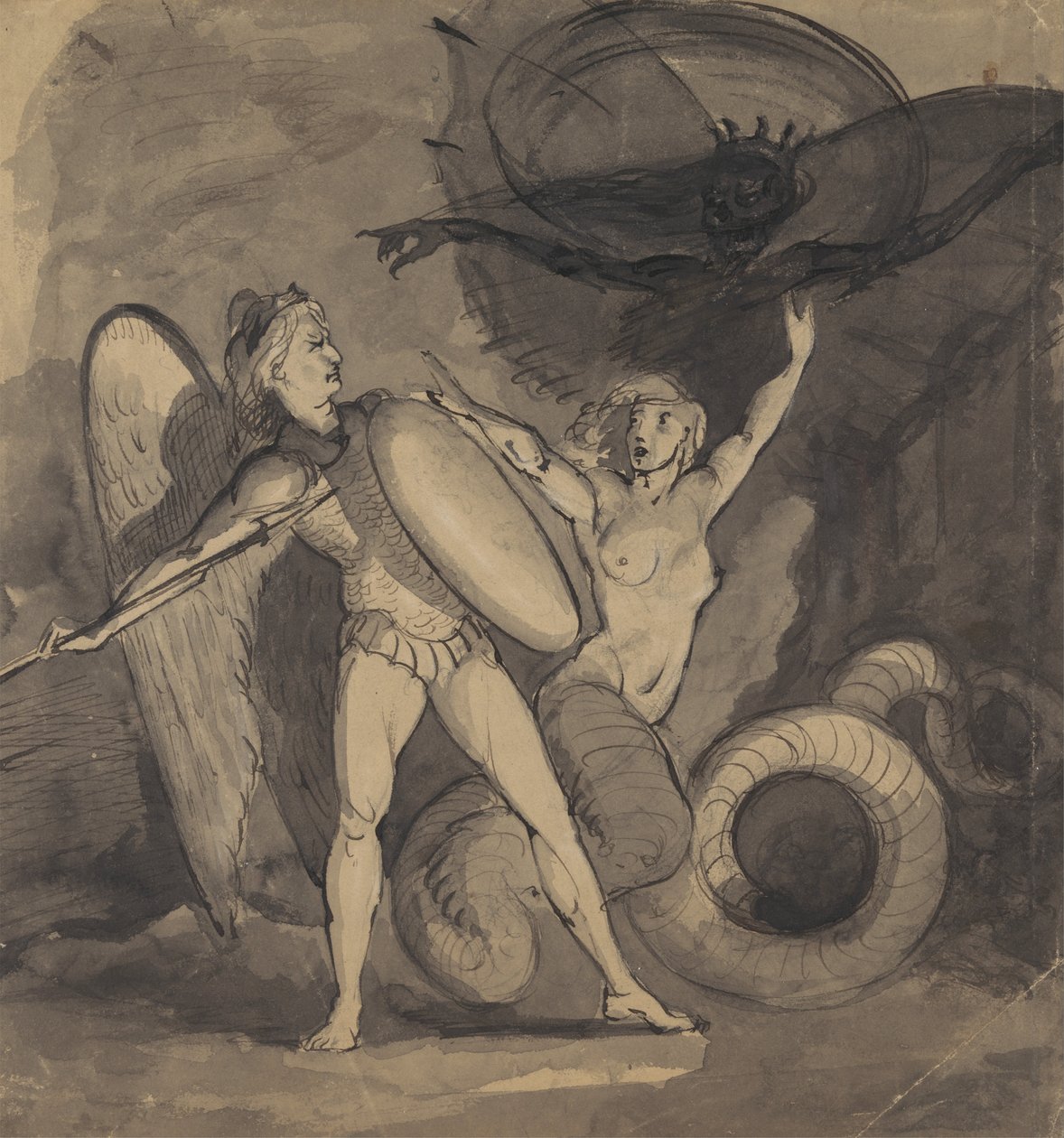 Classical Figures in Battle av Mauritius Lowe