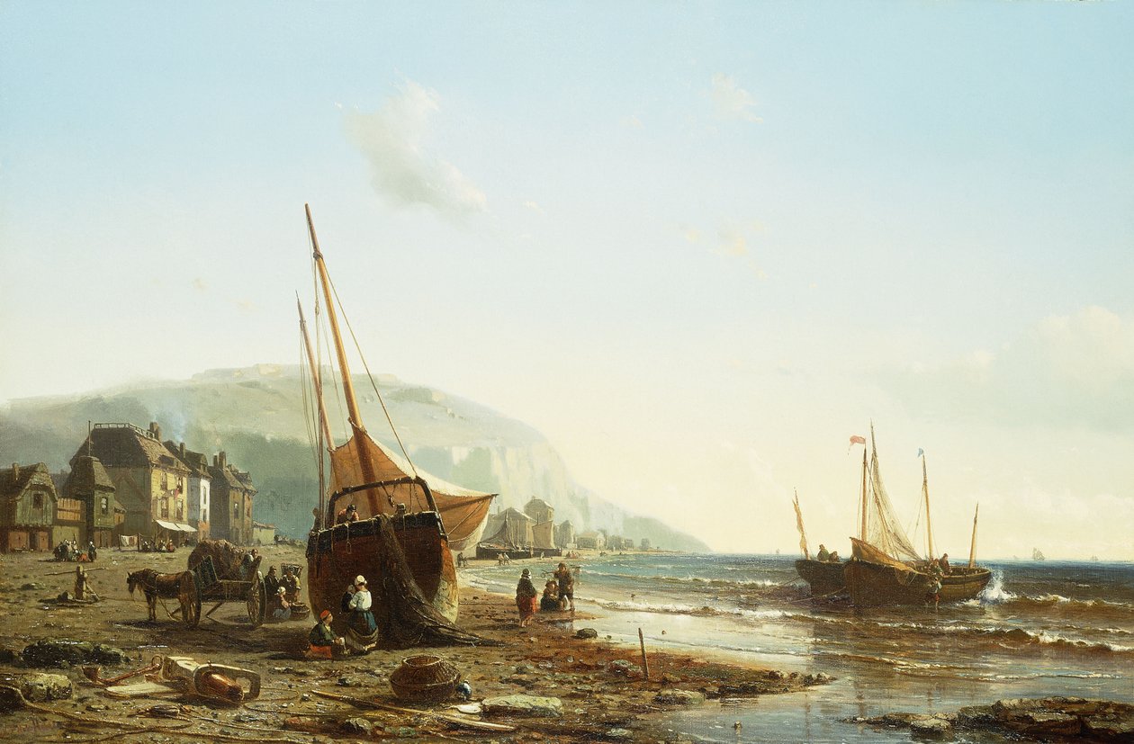 På Normandiekusten, av Mauritz Frederik Hendrik De Haas