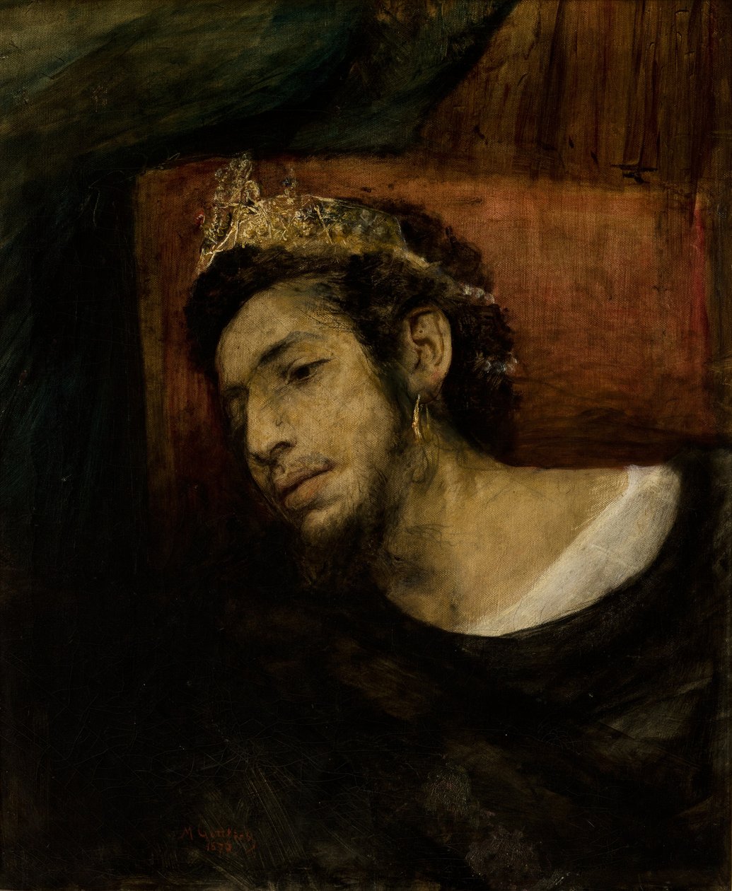 Ahasveros, 1876 av Maurycy Gottlieb