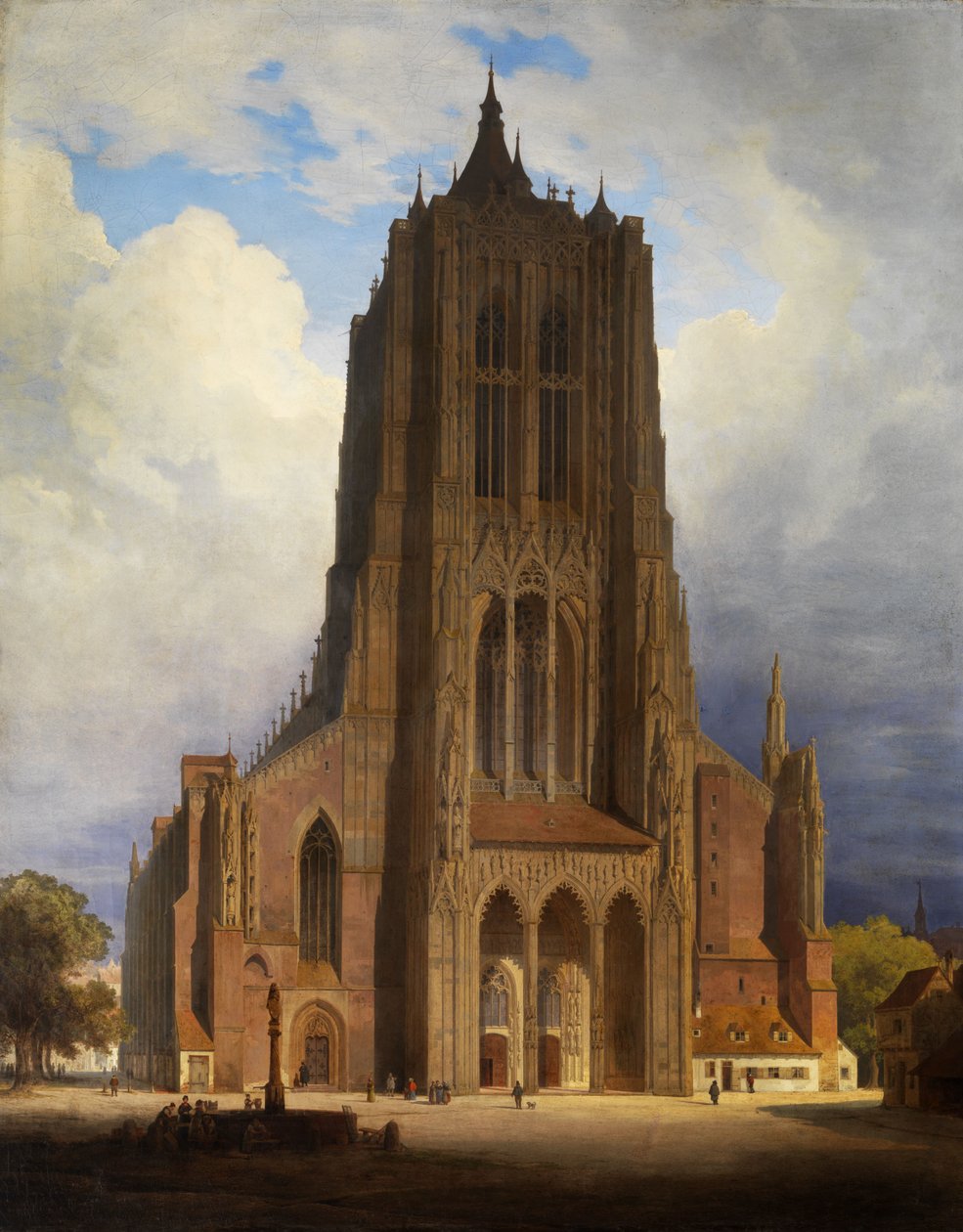 Das Ulmer Münster av Max Emanuel Ainmiller