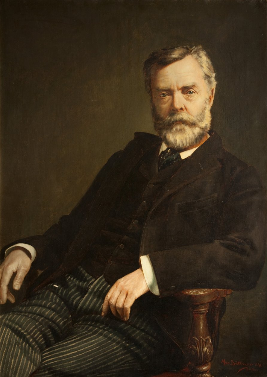 Porträtt av en lokal man, 1891 av Max Büttner