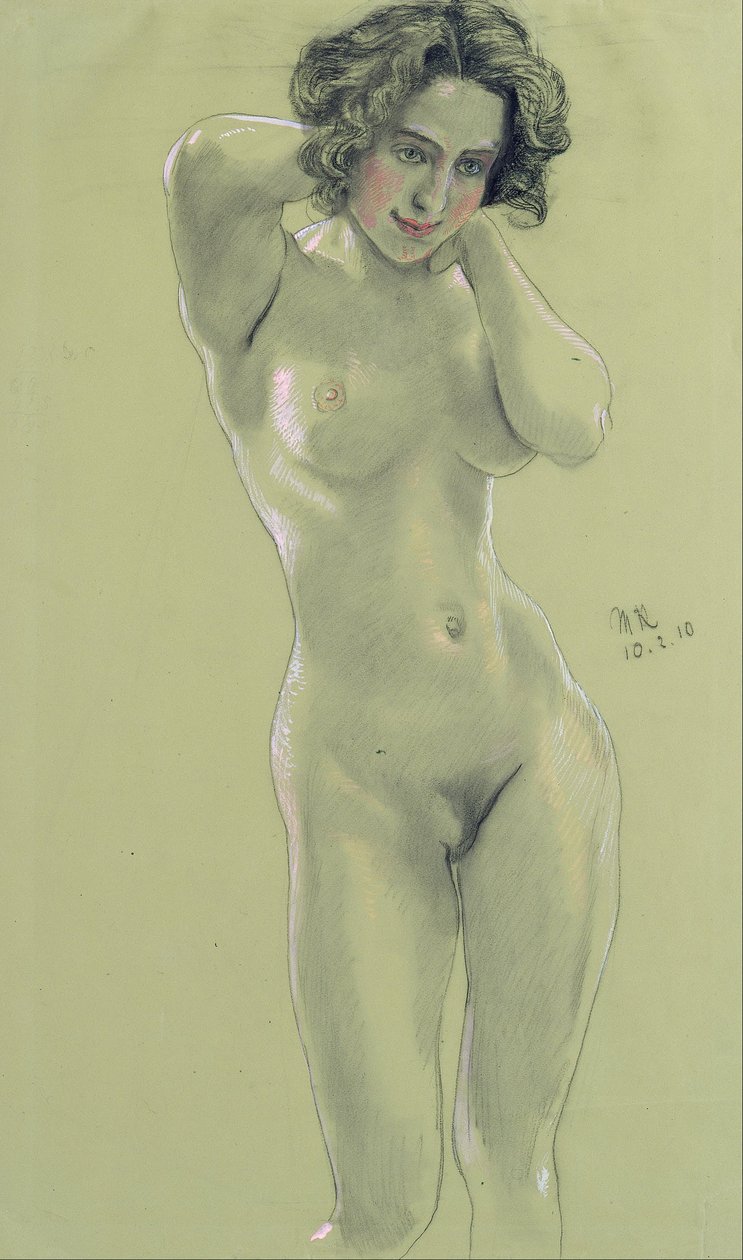 Female Nude av Max Klinger