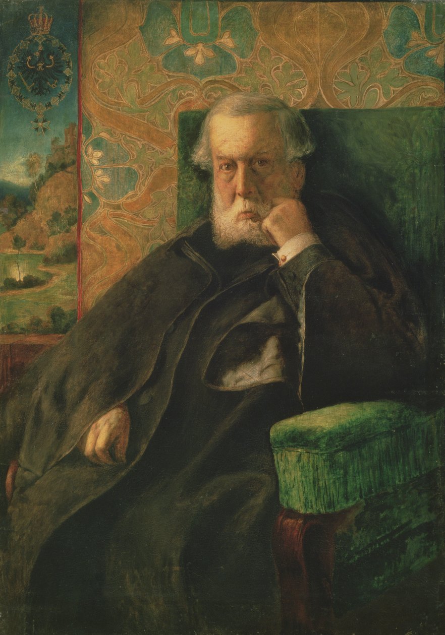 Porträtt av dr von Meyer av Max Klinger