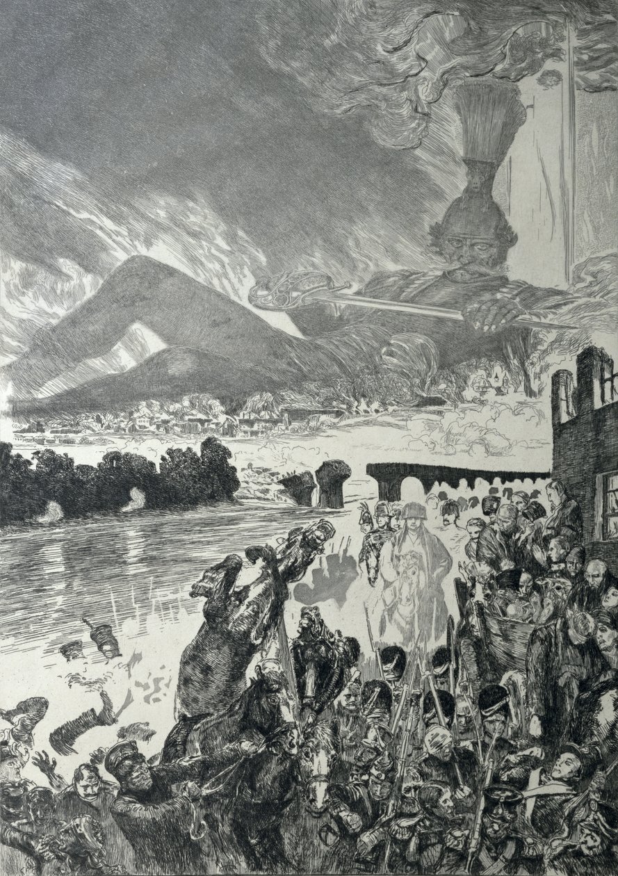 Krig, 1910 (akvatintgravyr) av Max Klinger