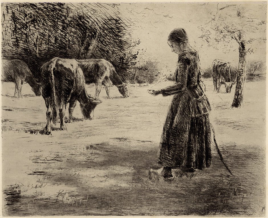 Auf der Weide av Max Liebermann