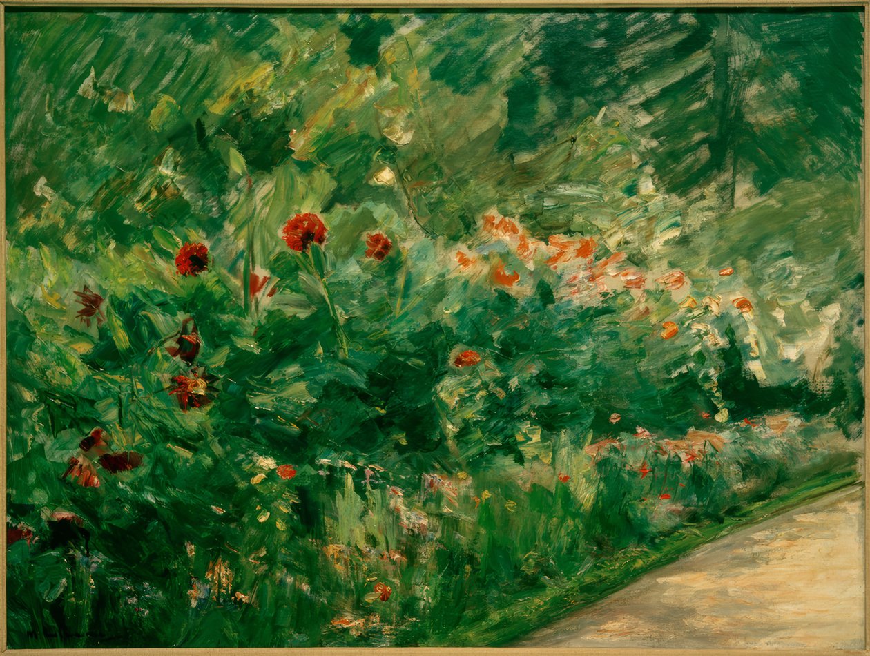 Blomsterperenner i köksträdgården i sydväst av Max Liebermann