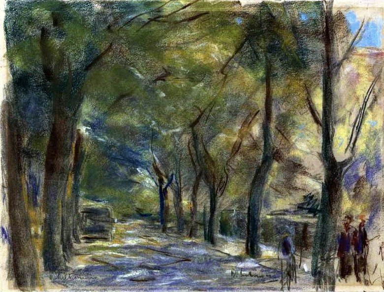 Colomierstrasse in Wannsee av Max Liebermann