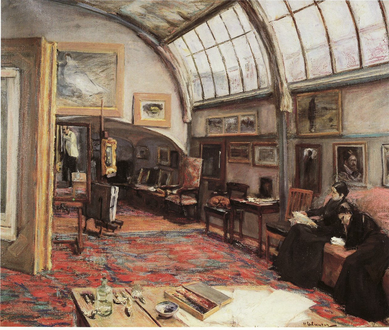 Das Atelier des Künstlers av Max Liebermann