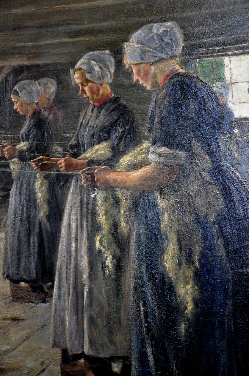 Flachsscheuer in Laren1887 av Max Liebermann