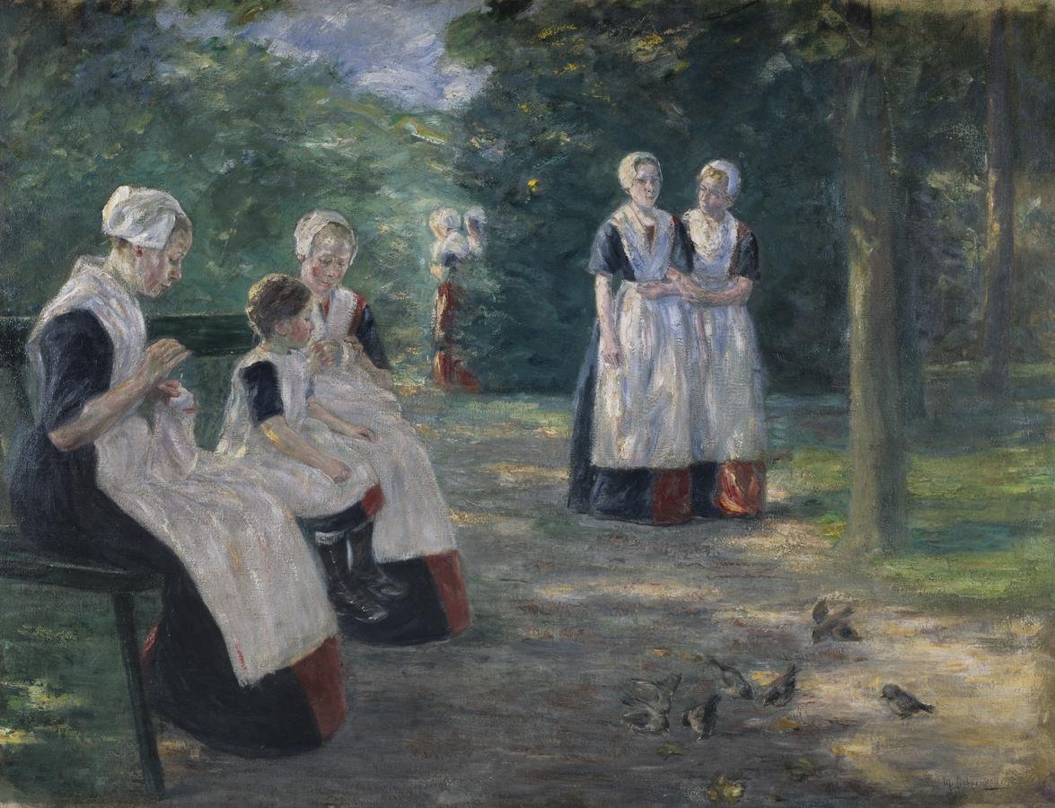 Garten des städtischen Waisenhauses zu Amsterdam av Max Liebermann