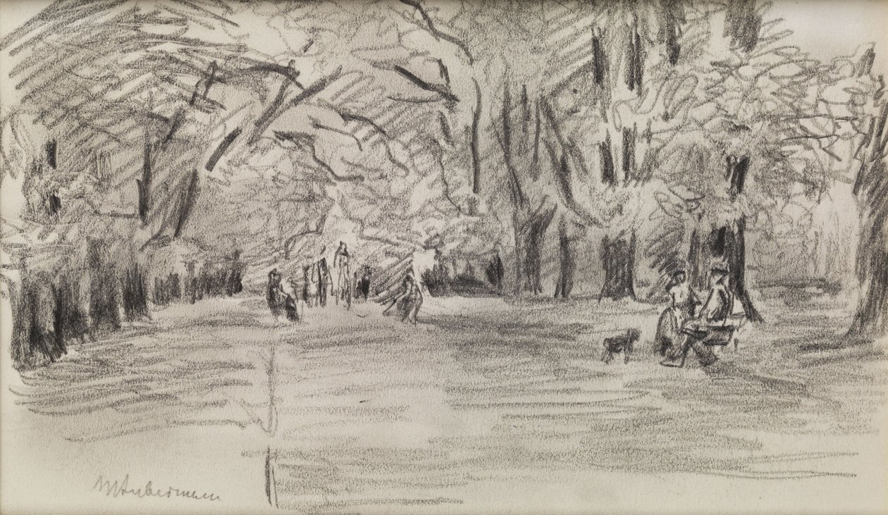 Im Park av Max Liebermann