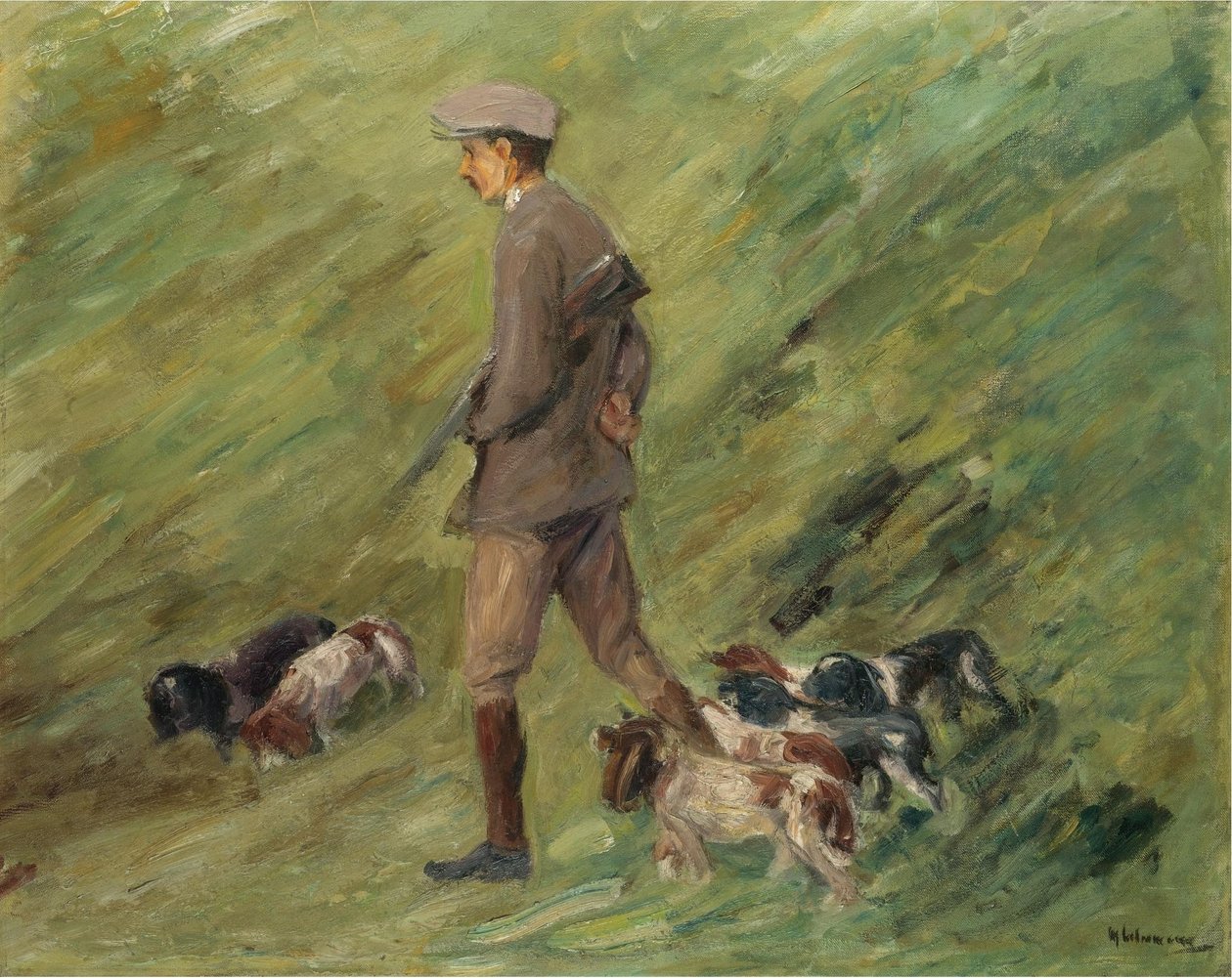 Jäger in den Dünen av Max Liebermann