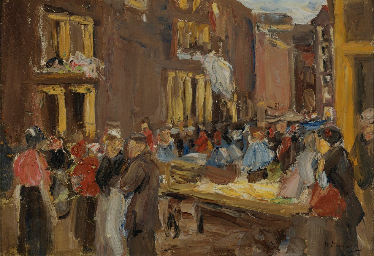 Judengasse in Amsterdam av Max Liebermann