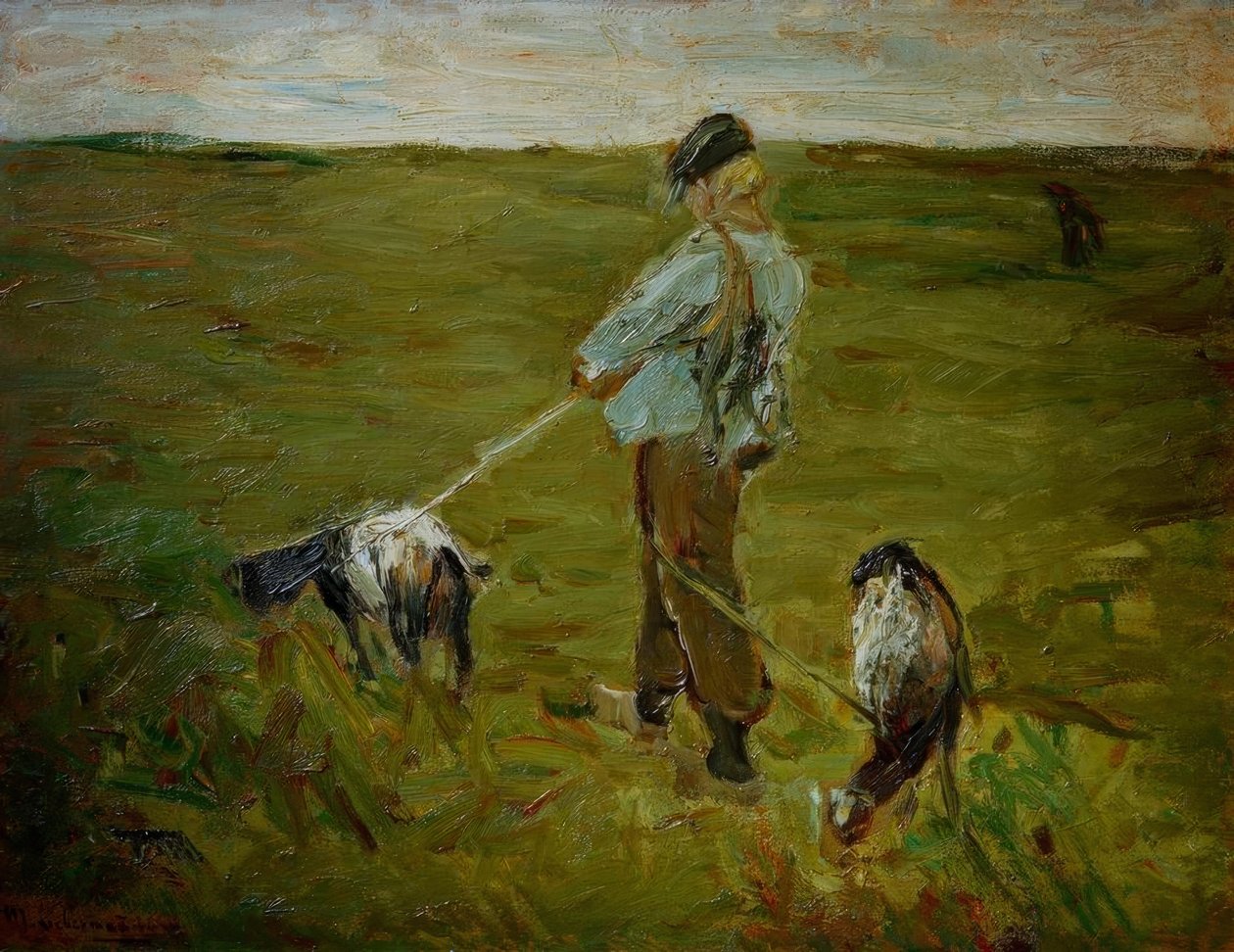 Pojke med getter av Max Liebermann