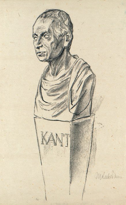Kant in Künstlerflugblätter av Max Liebermann