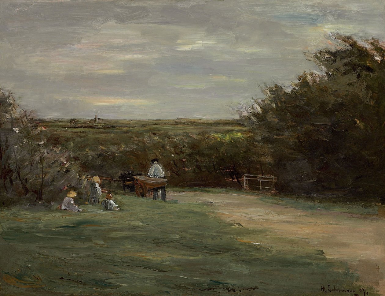 Landschaft bei Noordwijk, Noordwijk-Binnen av Max Liebermann
