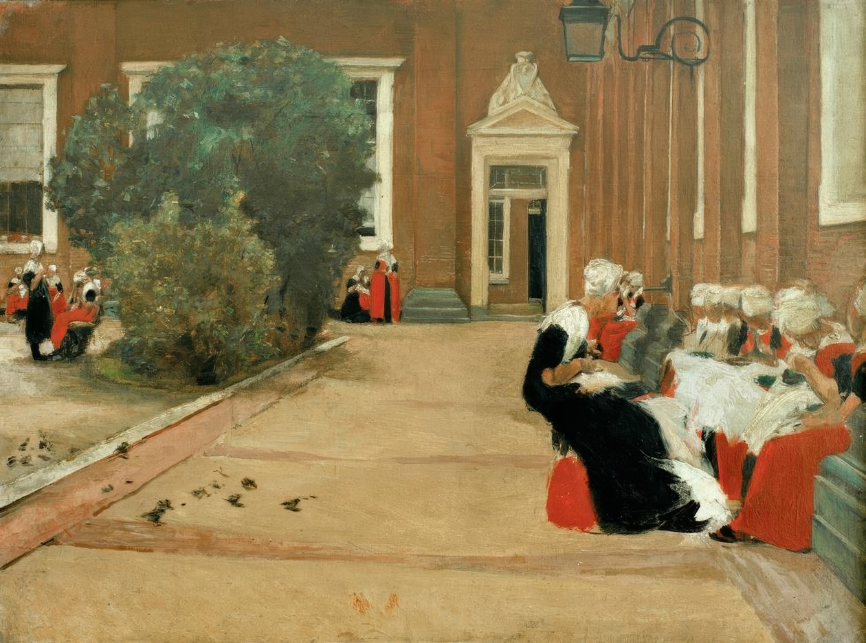 M.Liebermann, Amsterdam föräldralös flicka av Max Liebermann