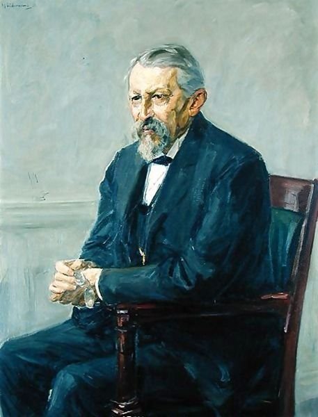 Portrait of zoologist Hermann Strebel av Max Liebermann
