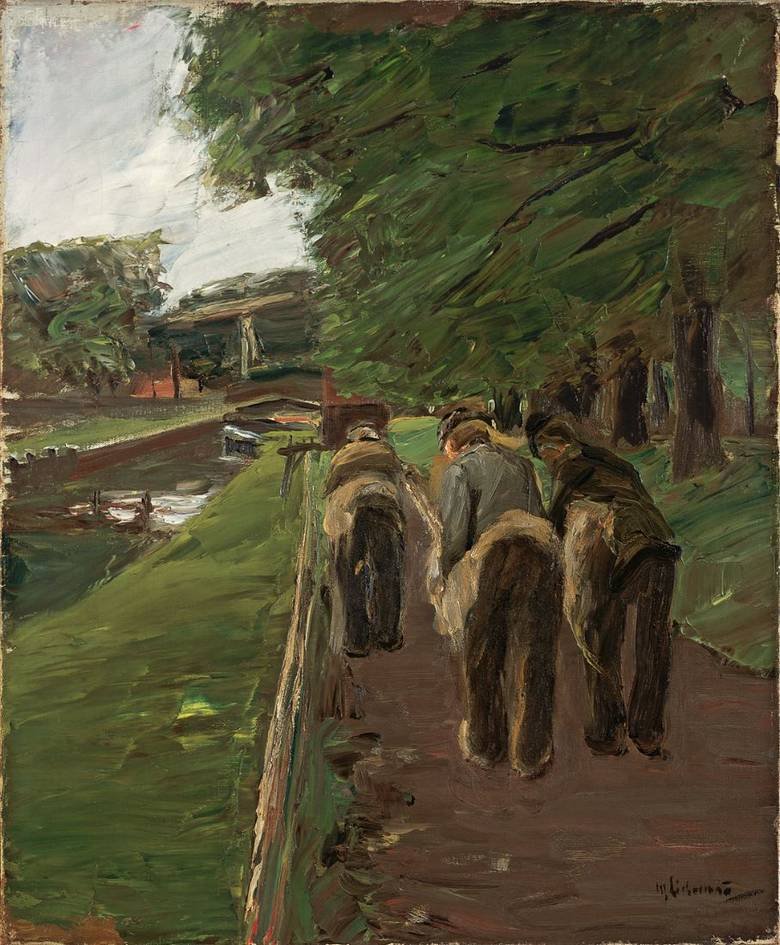 Seilerbahn in Edam  av Max Liebermann